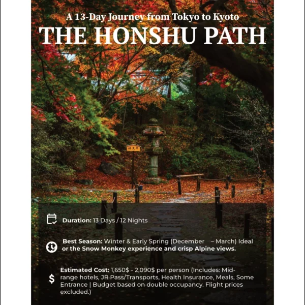 The Honshu Path - A 13-day journey from Tokyo to Kyoto